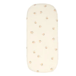 Discount π Cheap π Organic Cotton Fitted Sheet for Melody Moses Basket Cream Nobodinoz Design Baby π π