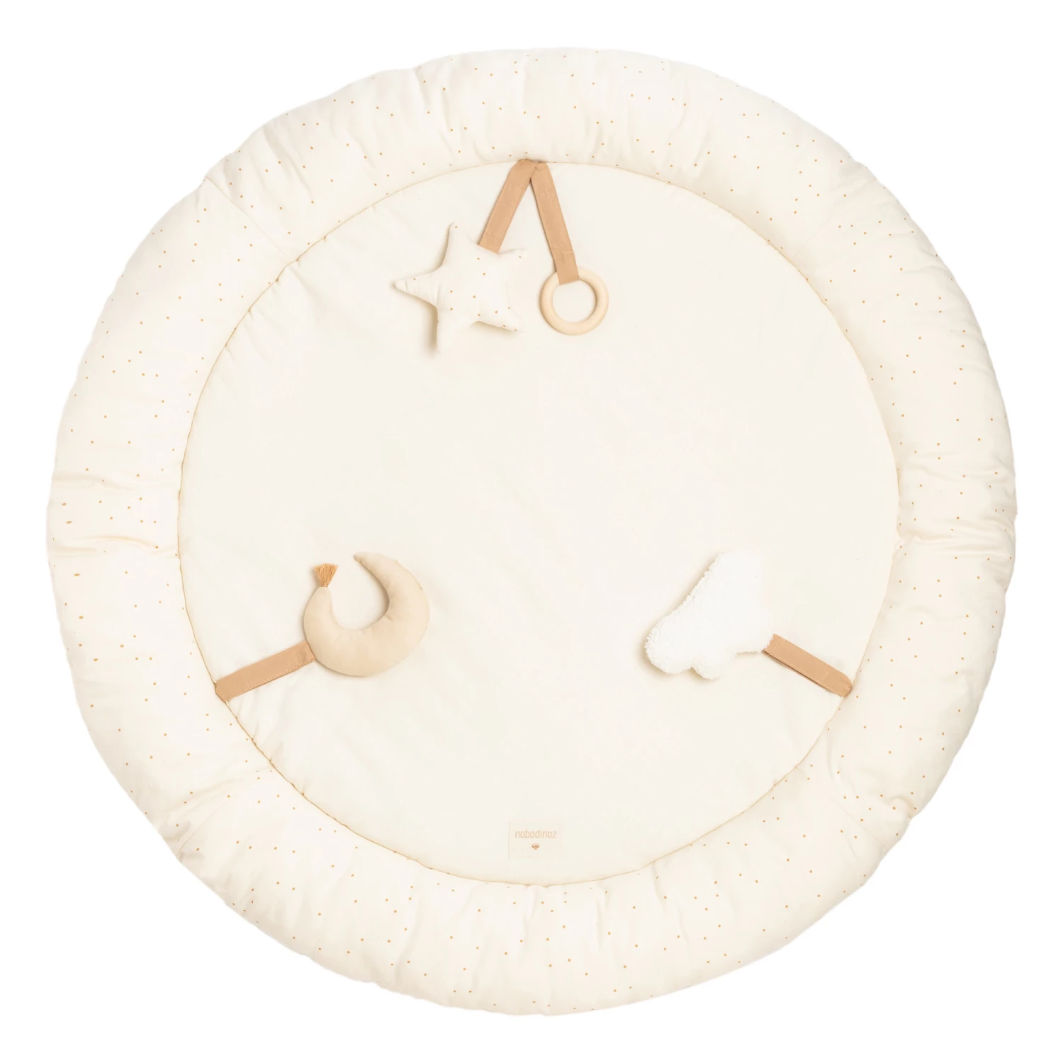 Coupon π Buy π Organic Cotton Growing Green Early Learning Play Mat D100cm Cream Nobodinoz Design Baby βοΈ π