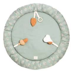 Buy 👍 Best deal ⭐ Organic Cotton Growing Green Early Learning Play Mat D100cm Green Nobodinoz Design Baby ⭐ 🎉