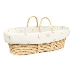 Coupon π New β¨ Organic Cotton Padded Sheet for Moses Basket Nude Nobodinoz Design Baby π₯° π