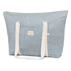 Best reviews of 👍 Hot Sale 🤩 Paris Willow Organic Cotton Maternity Bag Pale blue Nobodinoz Design Baby ✨ 🥰
