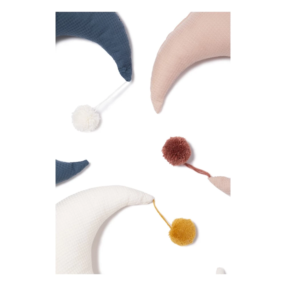 New β¨ Cheapest π Pierrot Moon Cushion 36x32cm Natural Nobodinoz Design Children π π - Image 3