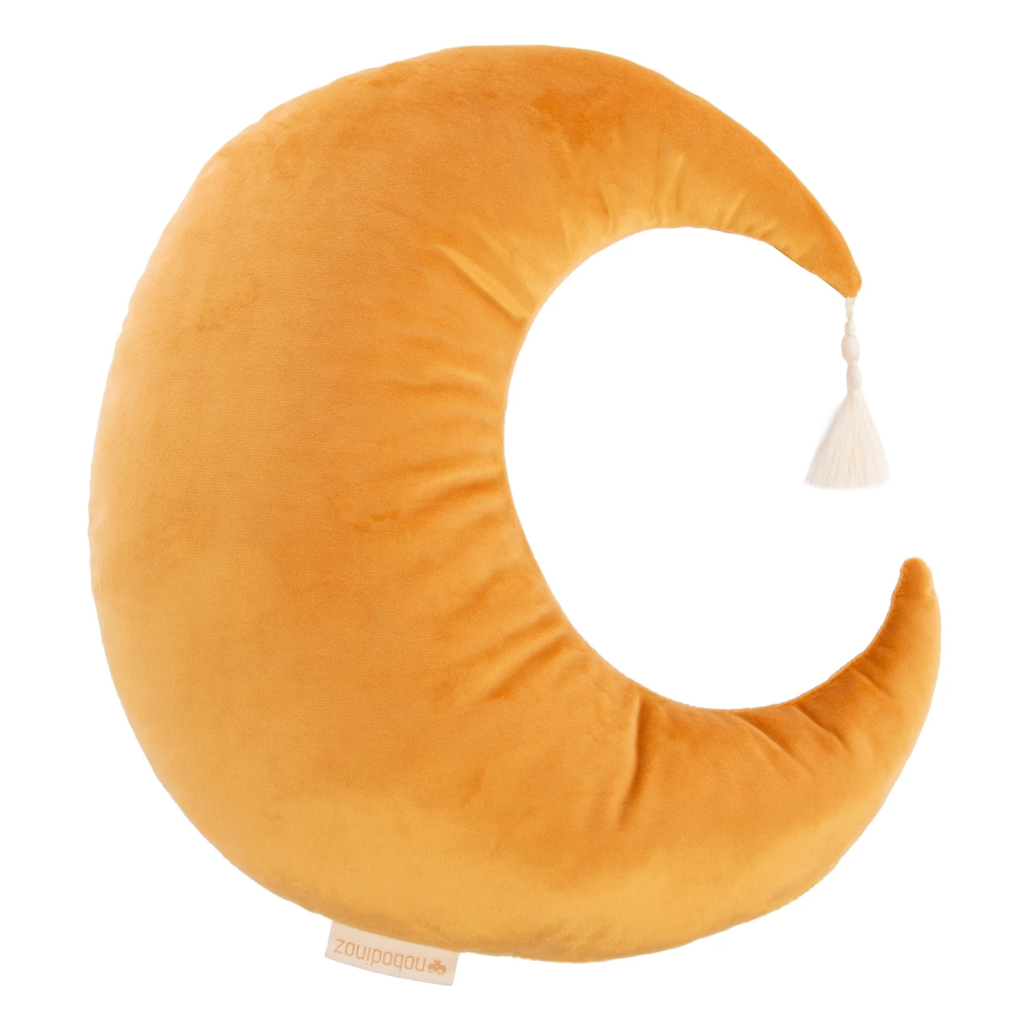 Outlet 𧨠Best deal π Pierrot Velvet Cushion Mustard Nobodinoz Design Baby, Children β β