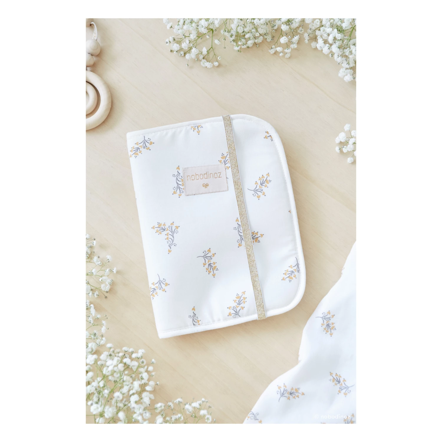 Flash Sale β€οΈ Discount π Poema Organic Cotton Health Book Cover Cream Nobodinoz Design Baby, Children β 𧨠- Image 2