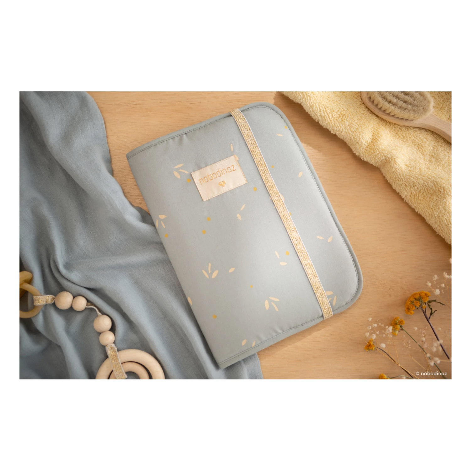 Budget π Top 10 π Poema Organic Cotton Health Book Cover Pale blue Nobodinoz Design Baby π π - Image 2