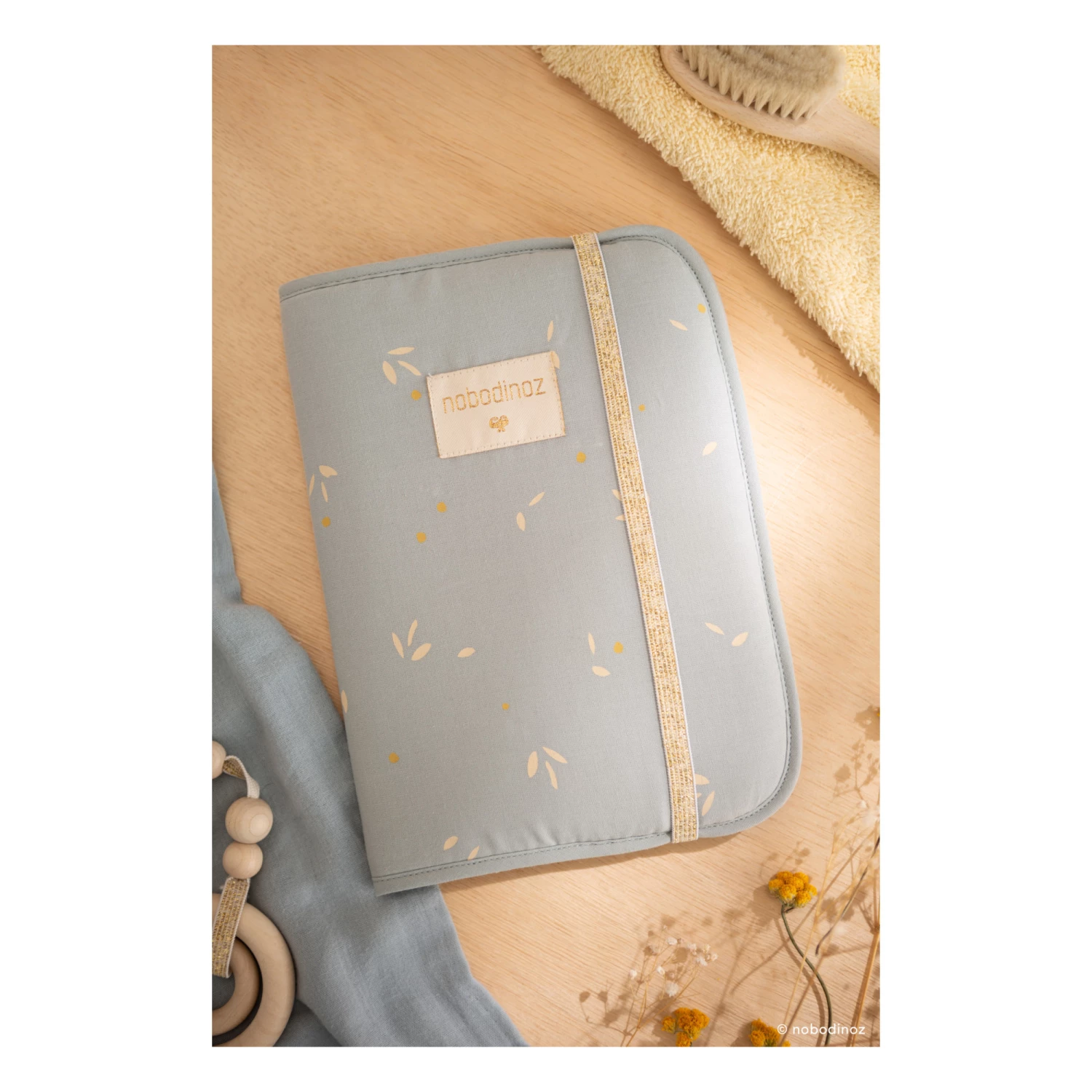 Budget π Top 10 π Poema Organic Cotton Health Book Cover Pale blue Nobodinoz Design Baby π π - Image 3