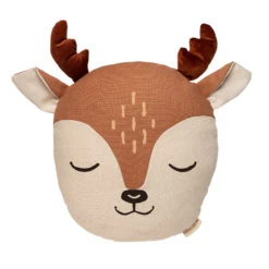 Cheap ⌛ Best Sale 😀 Reindeer Cushion Terracotta Nobodinoz Design Baby, Children 🛒 🛒