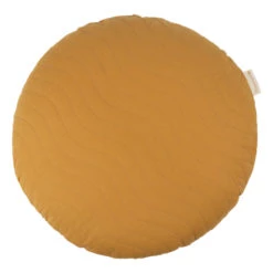 Promo 🛒 Best deal 🤩 Sitges Organic Cotton Round Cushion Yellow Nobodinoz Design Baby, Children 🔔 😍