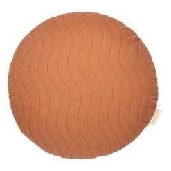 Coupon 💯 Coupon 🧨 Sitges Round Organic Cotton Cushion Terracotta Nobodinoz Design Baby, Children ⭐ ⌛