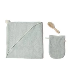 Promo π Promo β¨ So Cute Bath Set - 3 Pieces Green Nobodinoz Design Baby π π