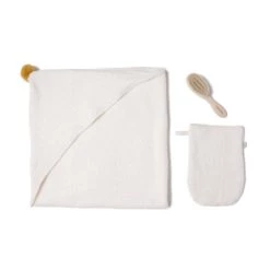 Hot Sale π Best deal π So Cute Bath Set - 3 Pieces Natural Nobodinoz Design Baby π π