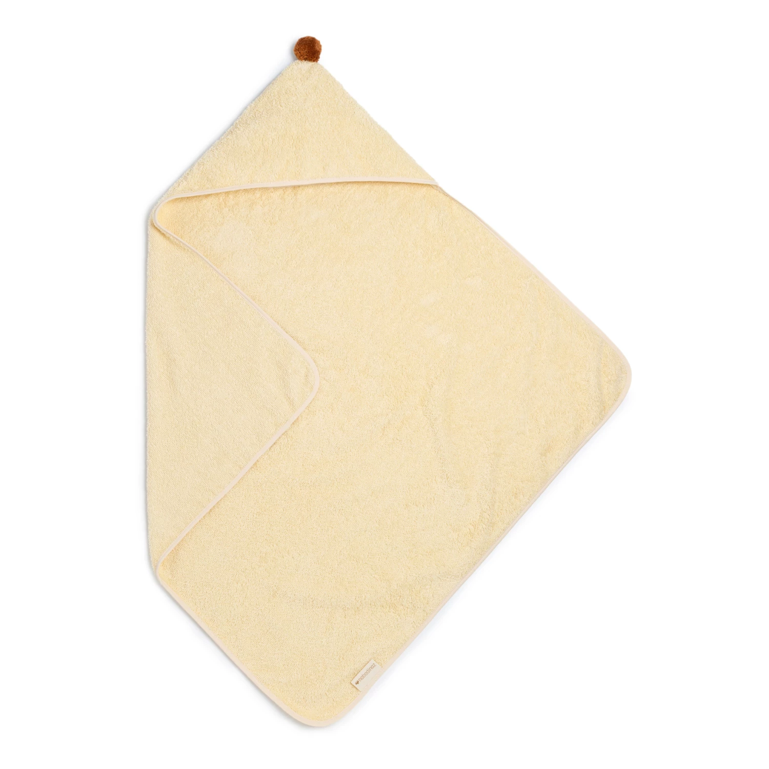Best Pirce β¨ Best Sale β So Cute Organic Cotton Bath Cape Vanilla Nobodinoz Design Baby π β€οΈ - Image 3