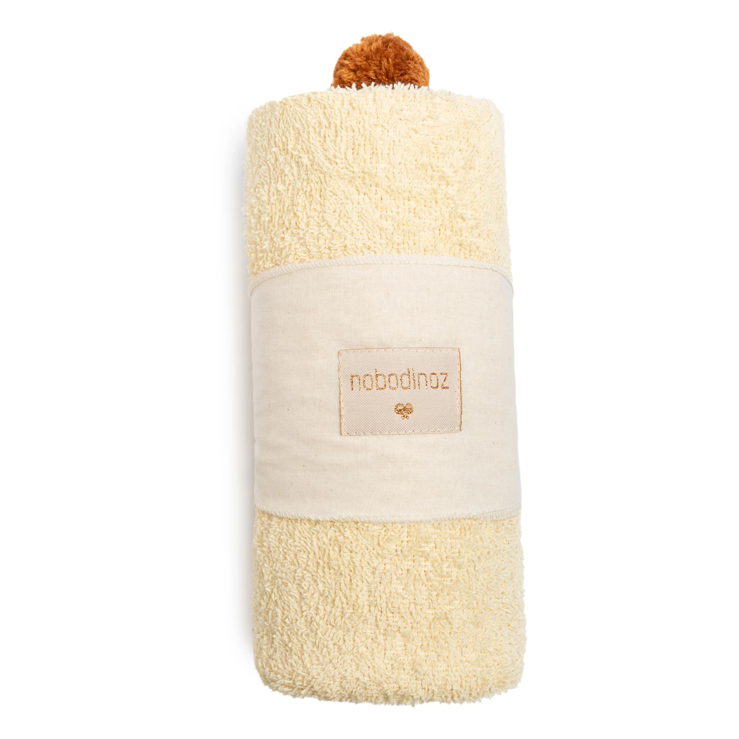 Best Pirce β¨ Best Sale β So Cute Organic Cotton Bath Cape Vanilla Nobodinoz Design Baby π β€οΈ - Image 6