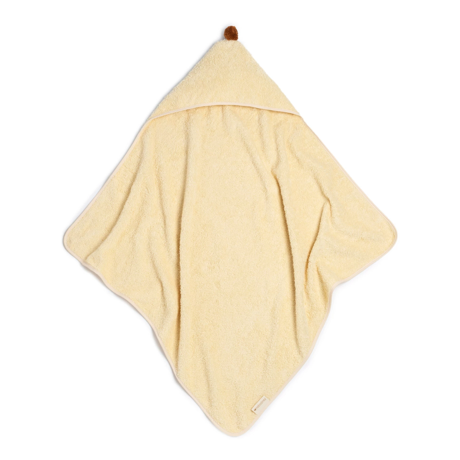 Best Pirce β¨ Best Sale β So Cute Organic Cotton Bath Cape Vanilla Nobodinoz Design Baby π β€οΈ