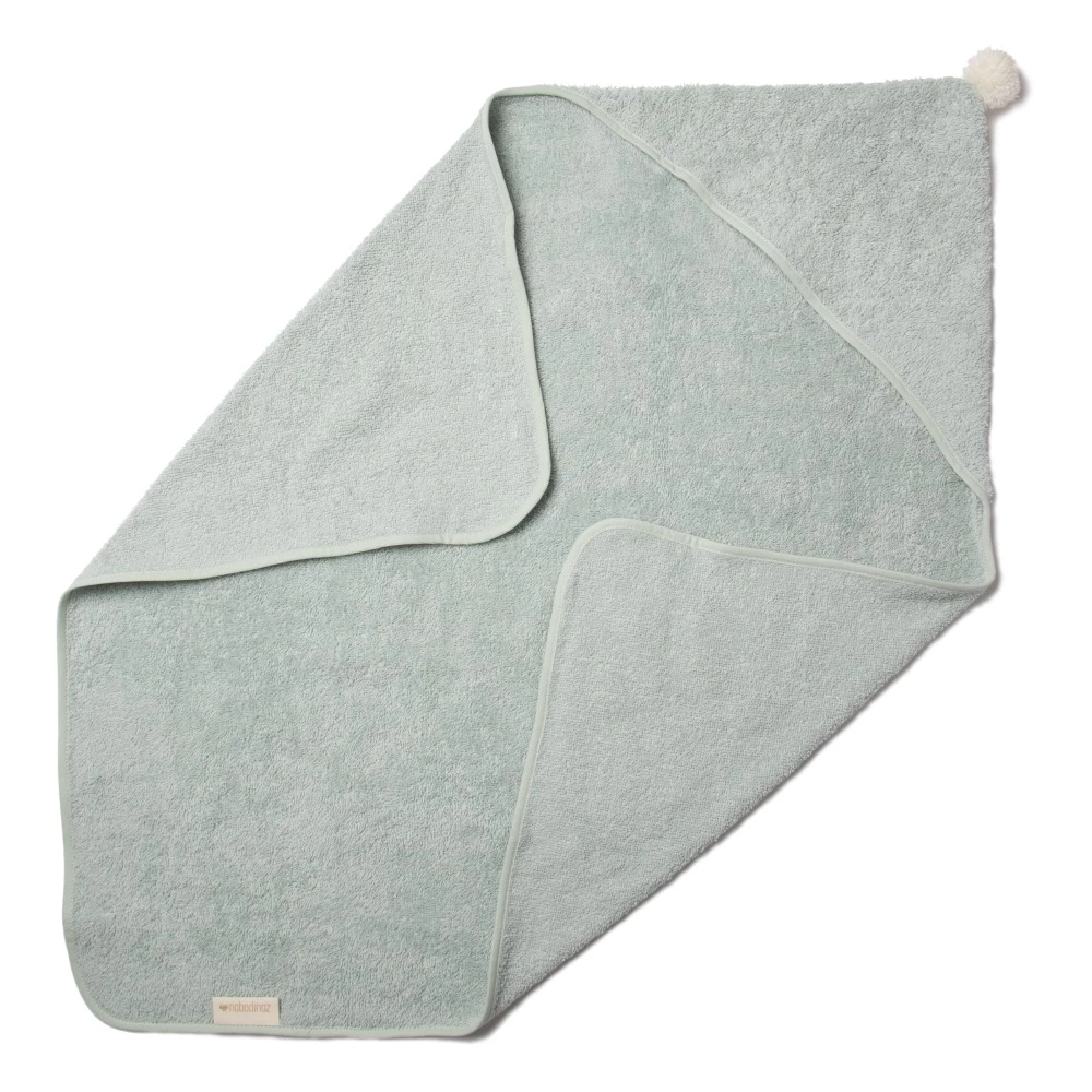 Budget 𧨠Best reviews of π So Cute Organic Cotton Bathcape 73x73cm Green Nobodinoz Design Baby π π - Image 2