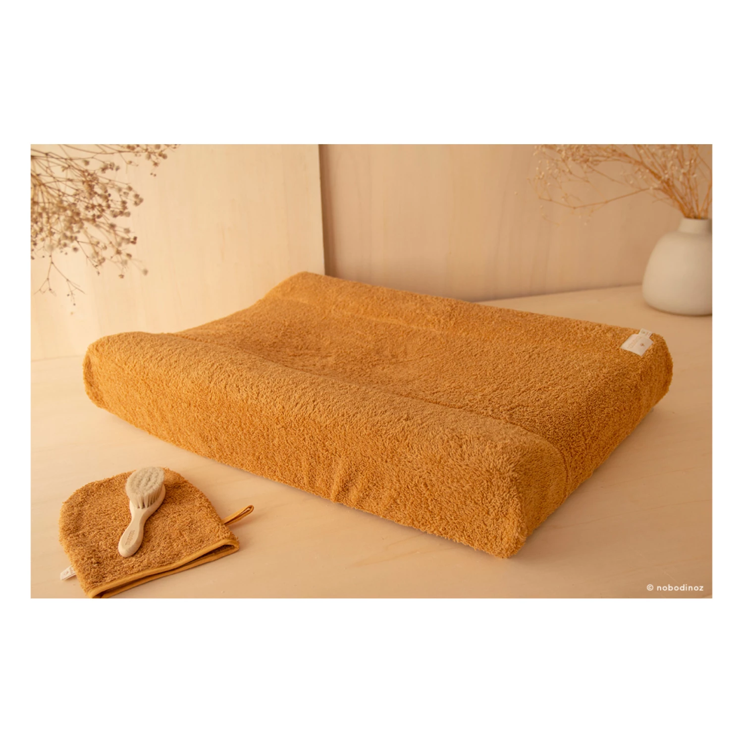 Best reviews of π― Promo β€οΈ So Cute Organic Cotton Changing Mat Caramel Nobodinoz Design Baby β π - Image 2