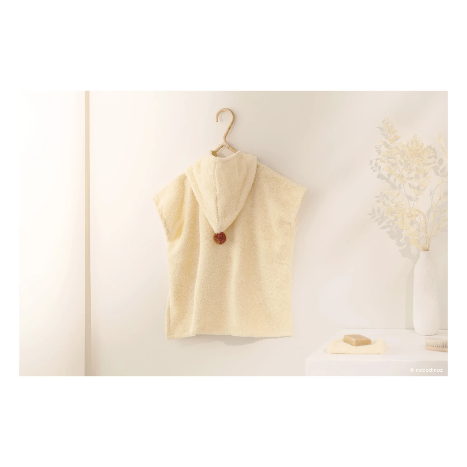 Wholesale π Hot Sale π― So Cute Organic Cotton Poncho Vanilla Nobodinoz Design Baby π π - Image 2