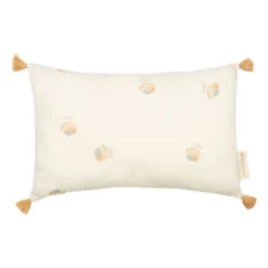 Best Pirce 🧨 Cheapest 😉 Sublime Organic Cotton Cushion 20 x 35cm Cream Nobodinoz Design Baby 👏 🔥