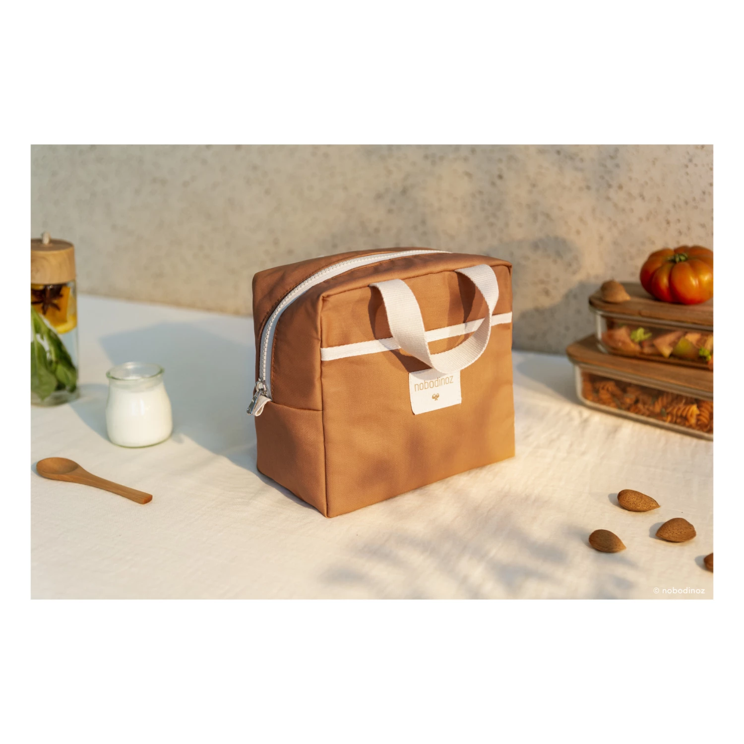 Hot Sale π Best Pirce βοΈ Sunshine Isotherm Lunch Bag Cinnamon Nobodinoz Design Children π₯° β€οΈ - Image 2