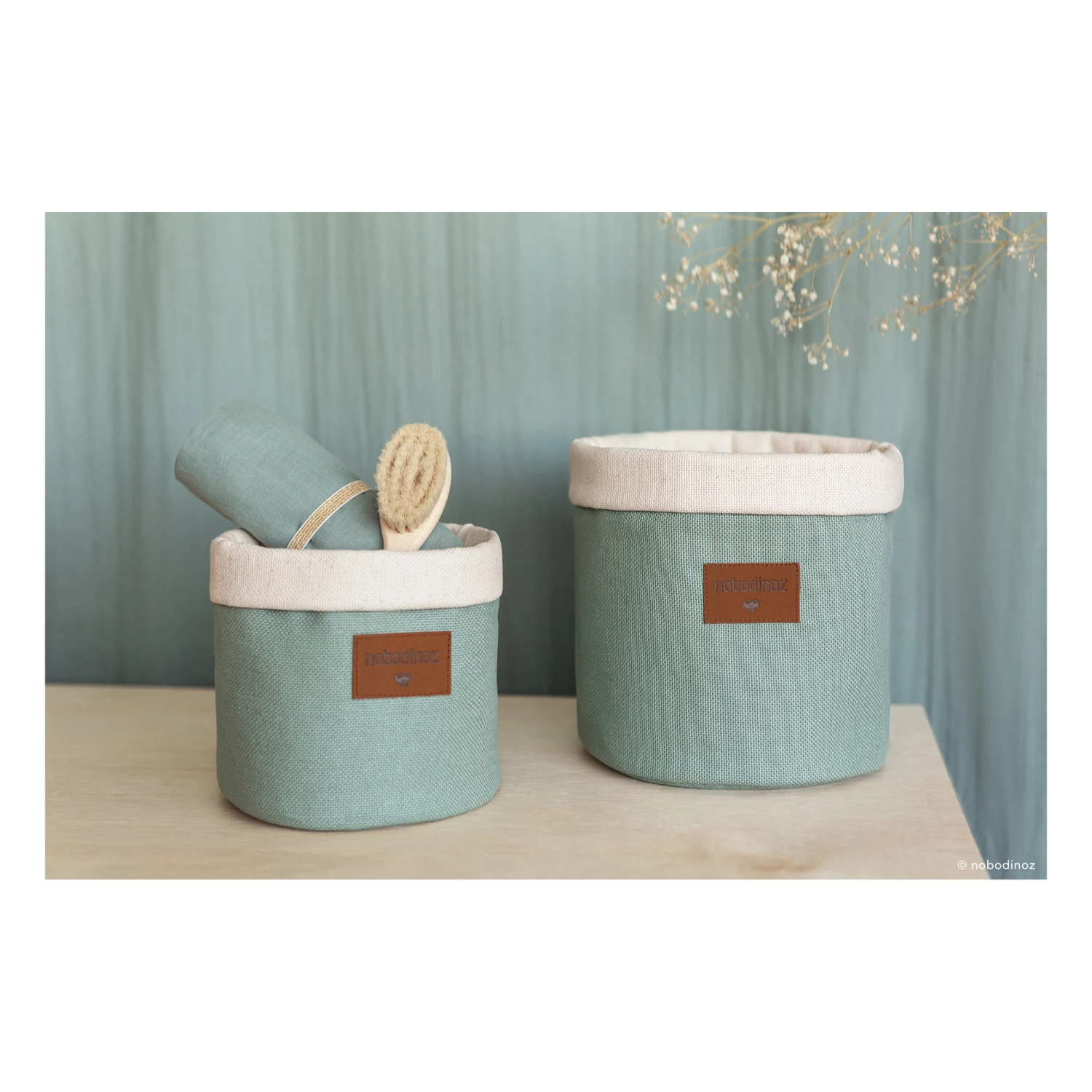 Cheapest π Budget π Tango Basket Pale green Nobodinoz Design Baby, Children π β¨ - Image 2