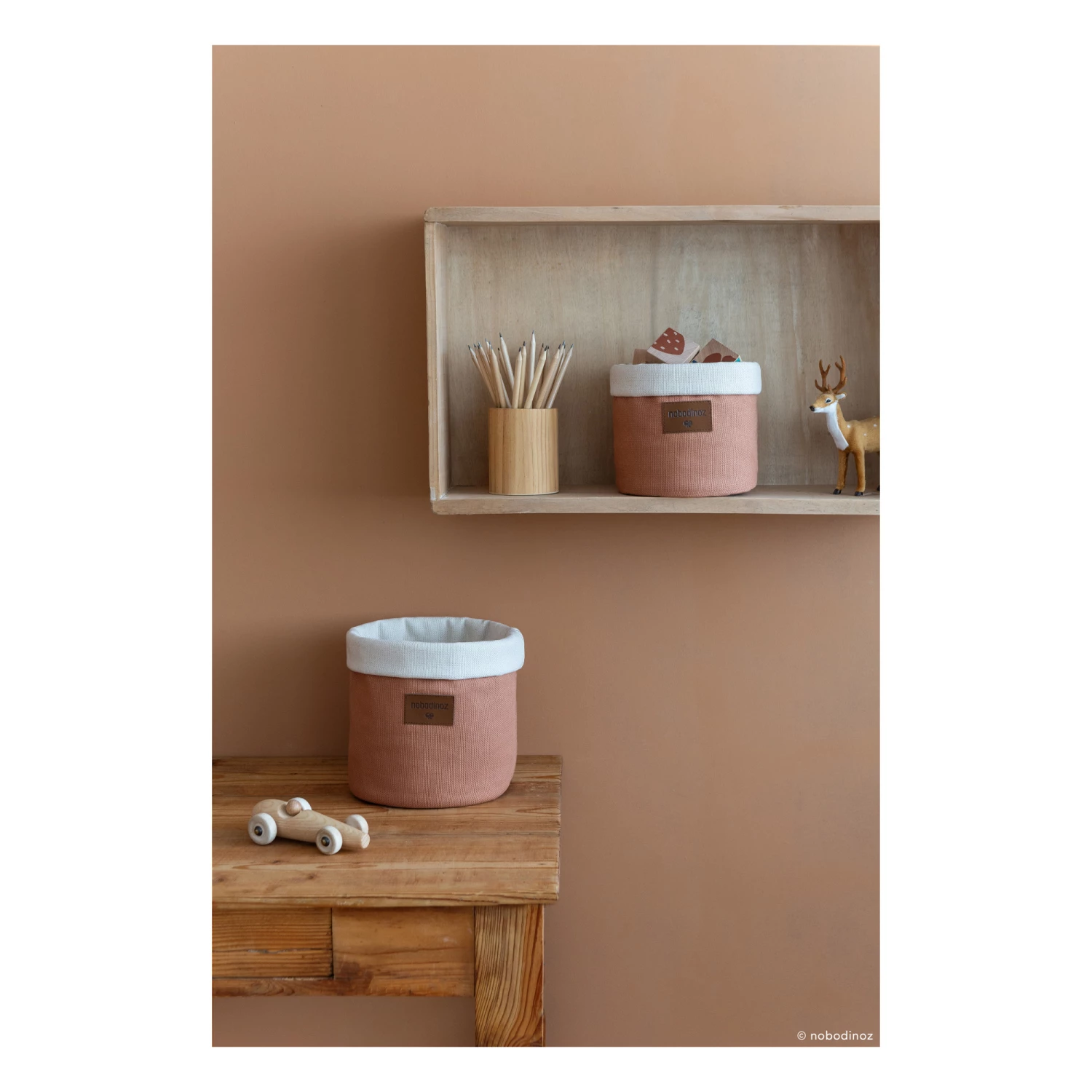 Budget π€© Promo π Tango Basket Terracotta Nobodinoz Design Baby, Children π π€© - Image 2