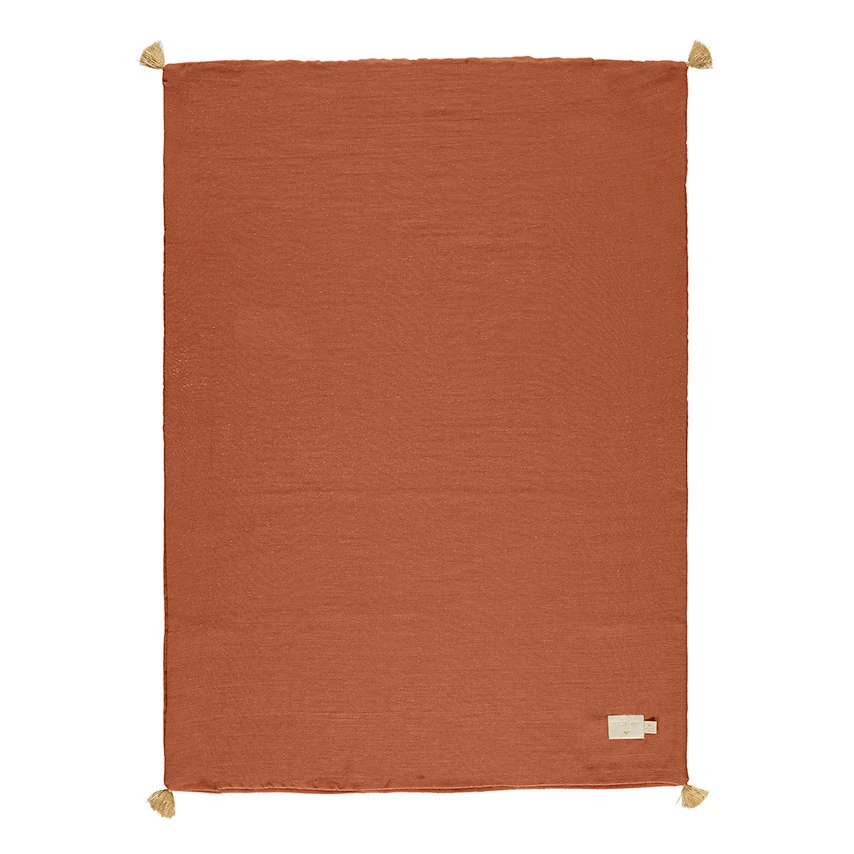 Cheap β Top 10 βοΈ Treasure Organic Cotton Blanket Brown Nobodinoz Design Baby β π― - Image 3