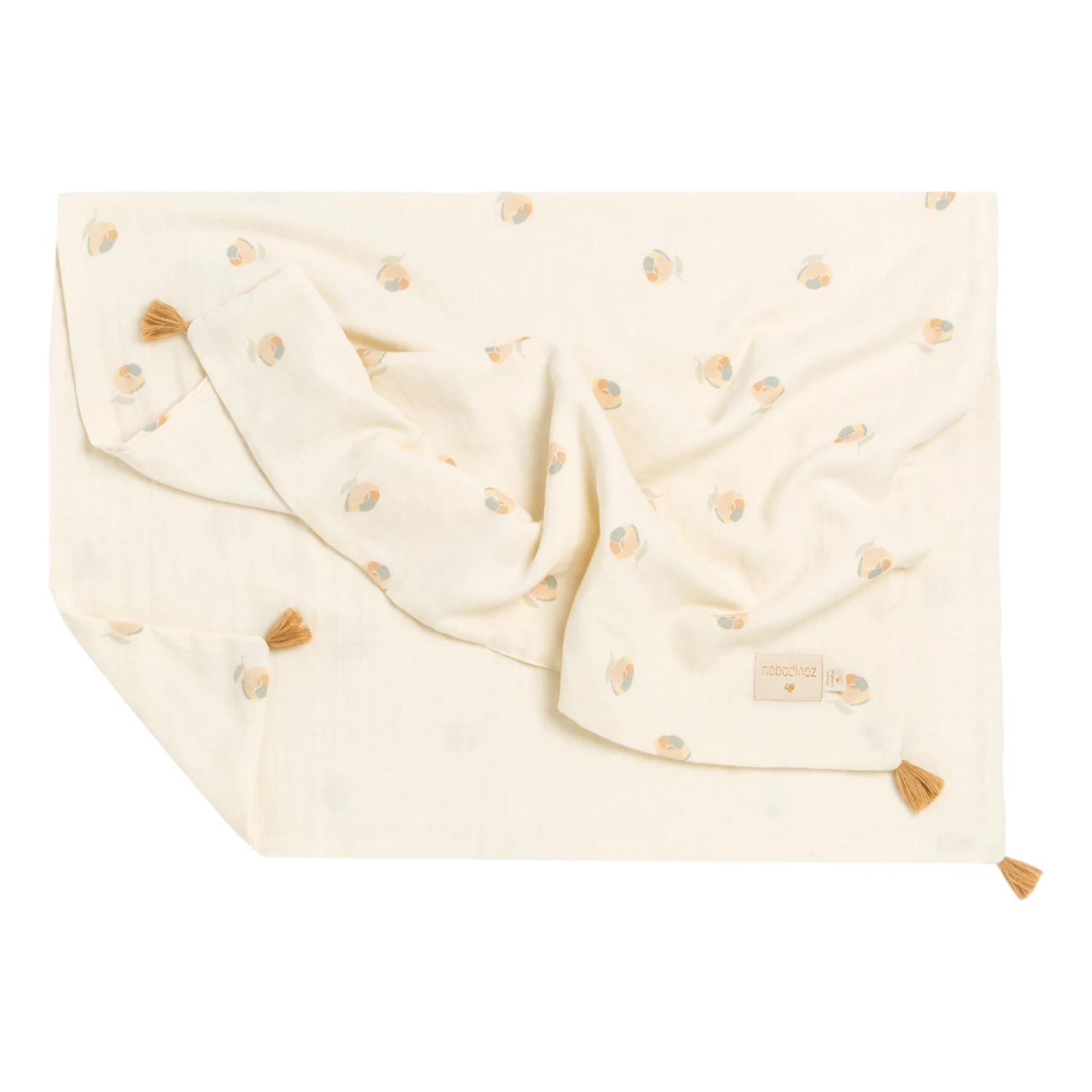 Flash Sale βοΈ Best Sale β Treasure Organic Cotton Blanket Cream Nobodinoz Design Baby π π - Image 5