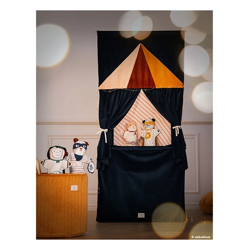 Wholesale π Buy π₯° Velvet Puppet Theater Midnight blue Nobodinoz Toys and Hobbies Children π β - Image 2