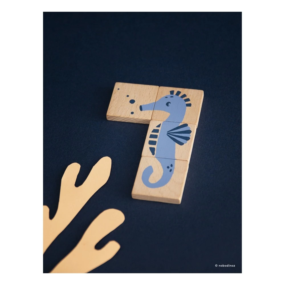 Wholesale π― Brand new 𧨠Wooden Animal Cubes Nobodinoz Toys and Hobbies Children π π - Image 3