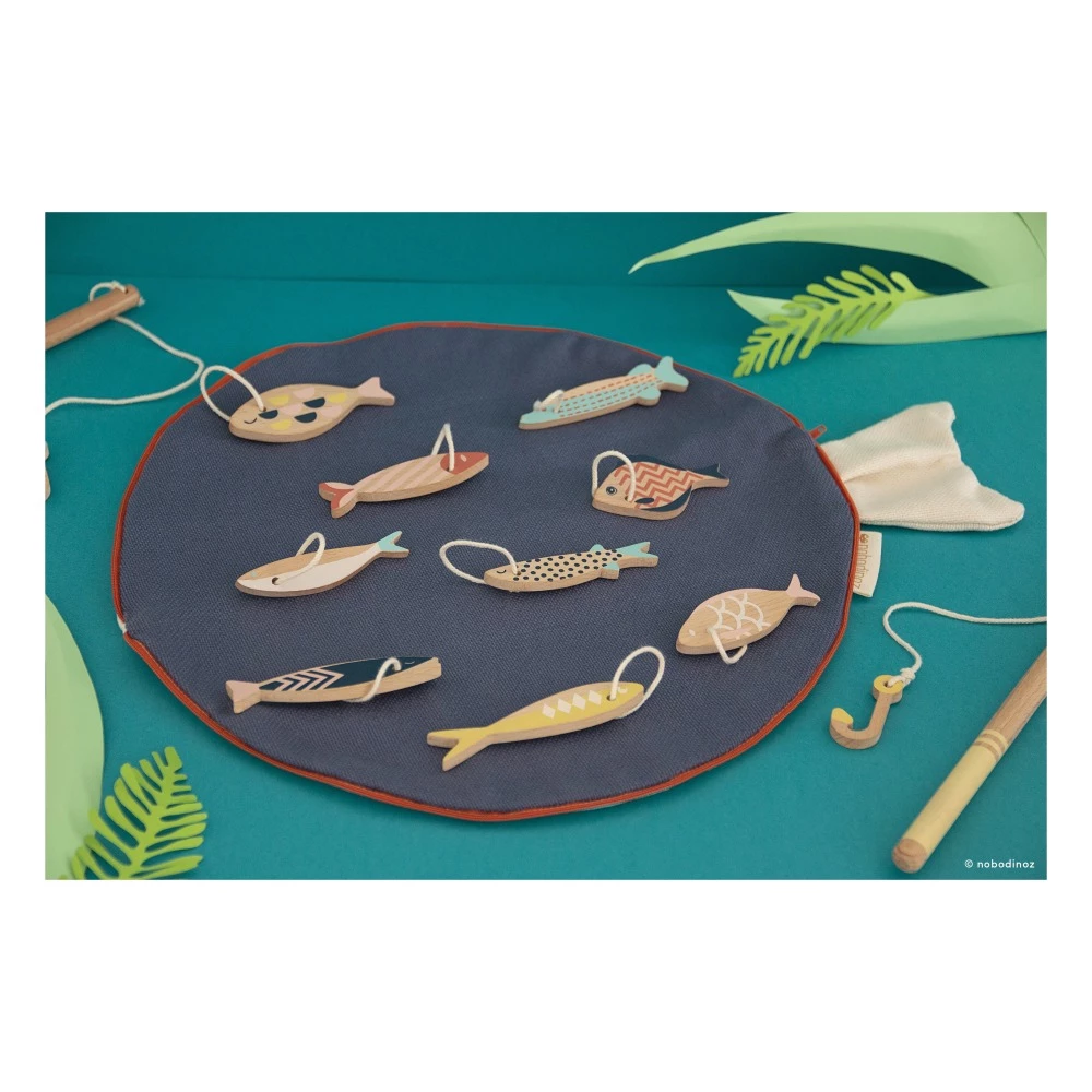 Discount π Hot Sale π Wooden Fishing Game Nobodinoz Toys and Hobbies Children β€οΈ β€οΈ - Image 2