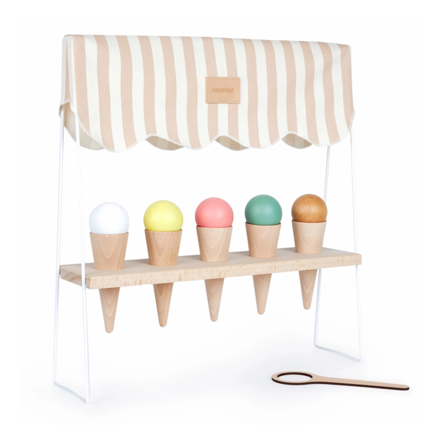 New π― Cheap π Wooden Ice-Cream Shop Set Nobodinoz Toys and Hobbies Children π 𧨠- Image 2
