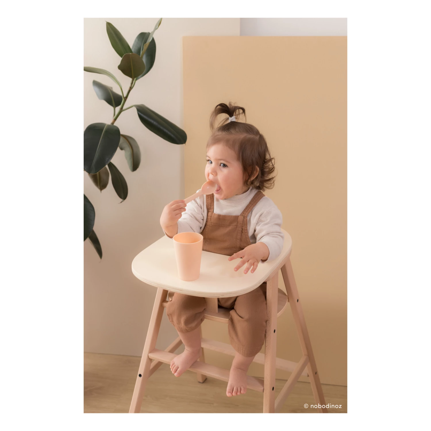 Hot Sale π Coupon π― Wooden Tray for Growing Green High Chair Nobodinoz Design Baby β¨ β - Image 2